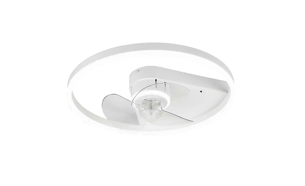 Deckenleuchte mit Ventilator   ¦ weiß ¦ Maße (cm): B: 50 H: 15 T: 50.0 Lamp günstig online kaufen