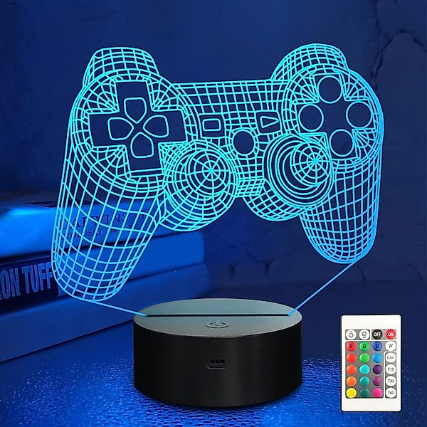 REDOM LED Nachttischlampe Illusionslampe Ambientelampe 3D günstig online kaufen