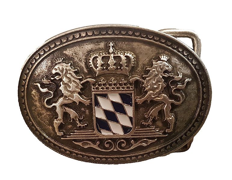 Pezzo D'oro Gürtelschnalle Koppelschnalle Bayerisches Wappen, günstig online kaufen