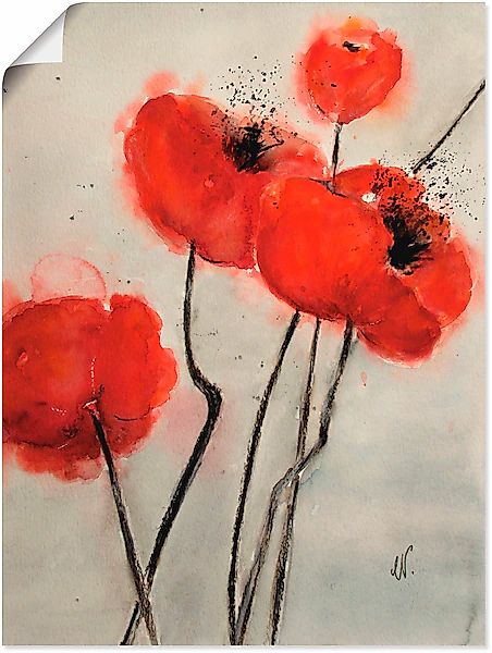 Artland Wandbild »Roter Mohn« 1 Stk. tlg. als Leinwandbild, Poster in versc günstig online kaufen