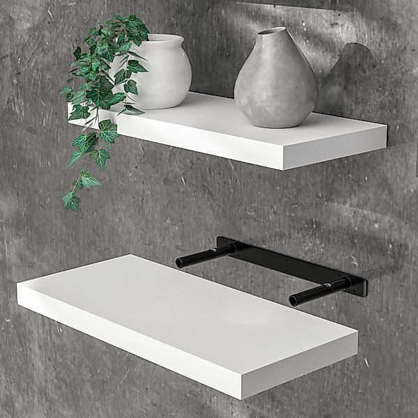 Casaria Wandboard, Weiß Hängeregal mit Halterung günstig online kaufen