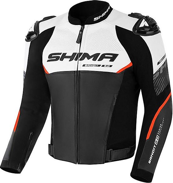 SHIMA Motorradjacke Bandit 2.0 perforierte Motorrad Lederjacke Rückenprotek günstig online kaufen