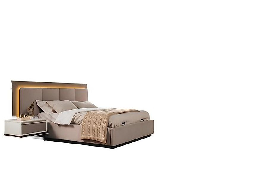 Xlmoebel Bett Luxuriöses4-teiliges Schlafzimmer-mit Bett,2Nachttische,Kleid günstig online kaufen