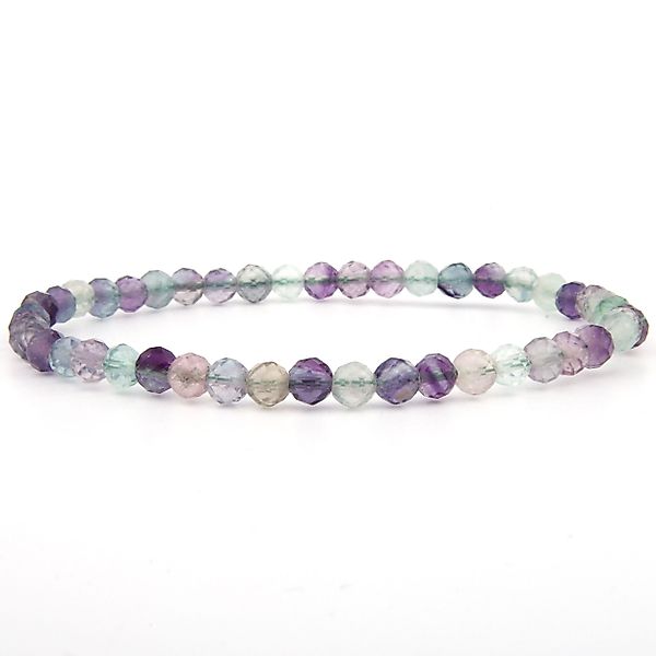 Vascavi Armband facettiert Fluorit Edelstein, Made günstig online kaufen