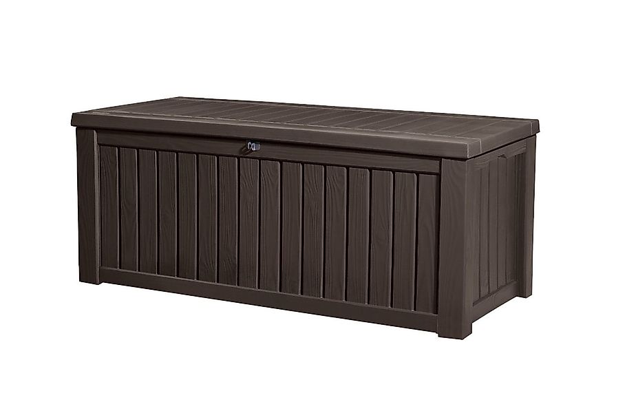 Keter Gartenbox Rockwood 570L Braun naturgetreue günstig online kaufen