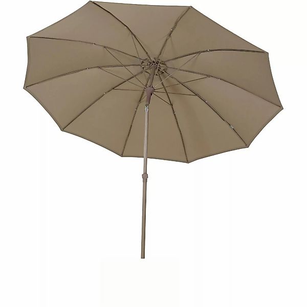 Siena Garden Marktschirm Ø 270 cm Taupe mit Schieber günstig online kaufen