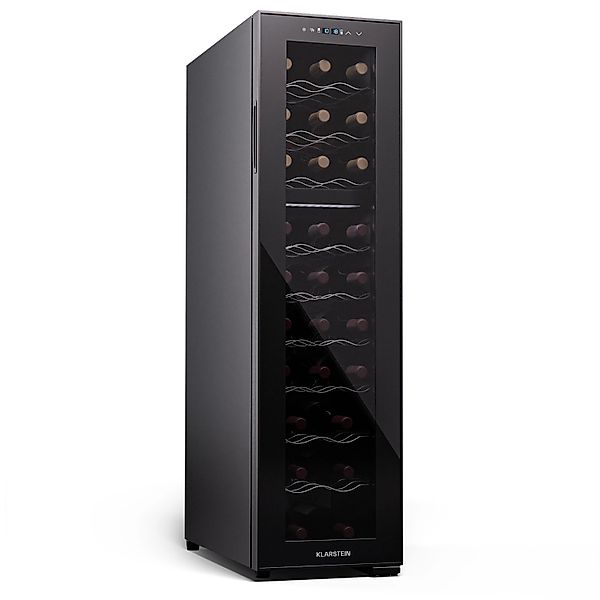 Klarstein Shiraz 27 Duo Weinkühlschrank 2 Zonen 83 L 27 Flaschen 5-18 °C To günstig online kaufen