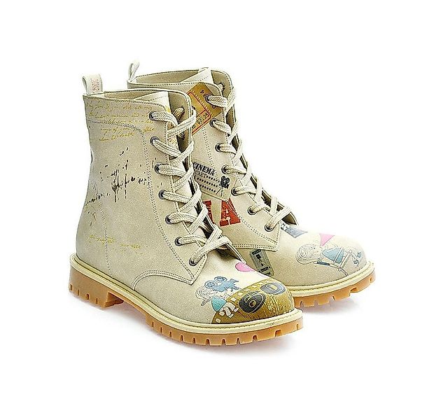 LaMarta damenstiefel-LOVE1960 (Beige), damen boots Schnürstiefel günstig online kaufen