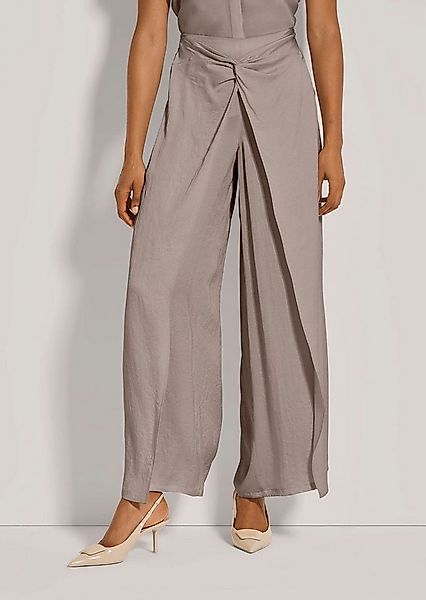 MADELEINE Stoffhose Sommerliche Stoffhose mit Überwurf Fließender Schnitt m günstig online kaufen