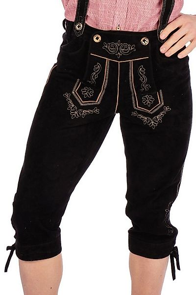 Maddox Trachtenlederhose Kniebundlederhose - KORBINIAN - schwarz günstig online kaufen