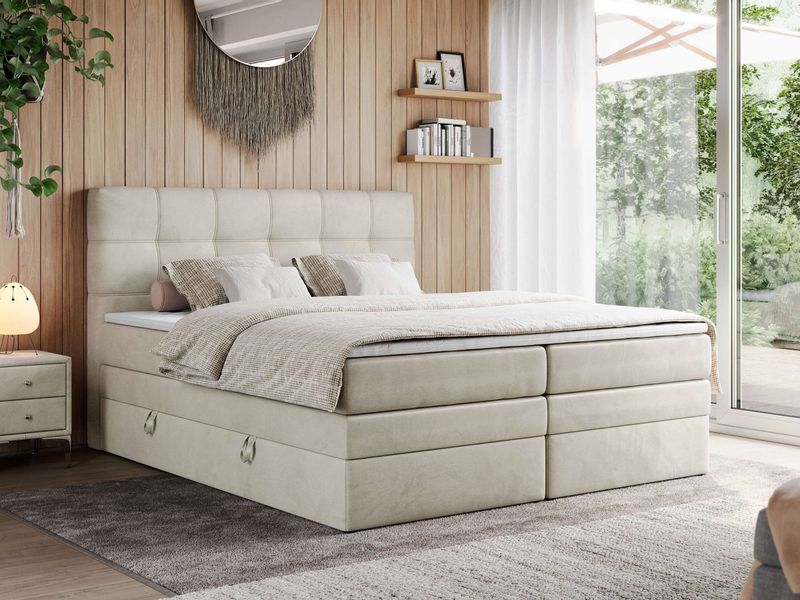 MKS MÖBEL Boxspringbett ERNI KING (T30-Schaum, günstig online kaufen