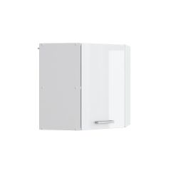 Vicco Eckhängeschrank R-Line, Weiß Hochglanz/Weiß, 57 günstig online kaufen