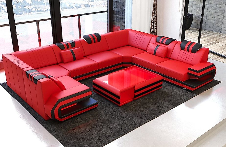 Sofa Dreams Wohnlandschaft Sofa Ledercouch Leder günstig online kaufen