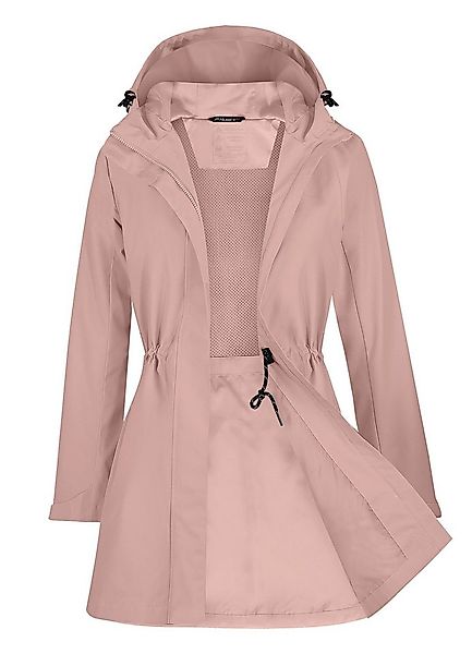 ATLASLAVA Regenjacke Damen Lang Softshelljacke Regenmantel (1-St) Frauen Tr günstig online kaufen