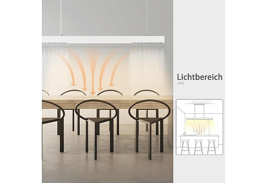 Nettlife LED Pendelleuchte Esstisch Dimmbar mit Fernbedienung Hängelampe 10 günstig online kaufen