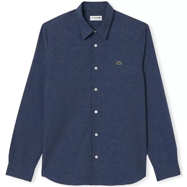 Lacoste  Hemdbluse Shirt CH2573 - Bleu Marine/Blanc günstig online kaufen