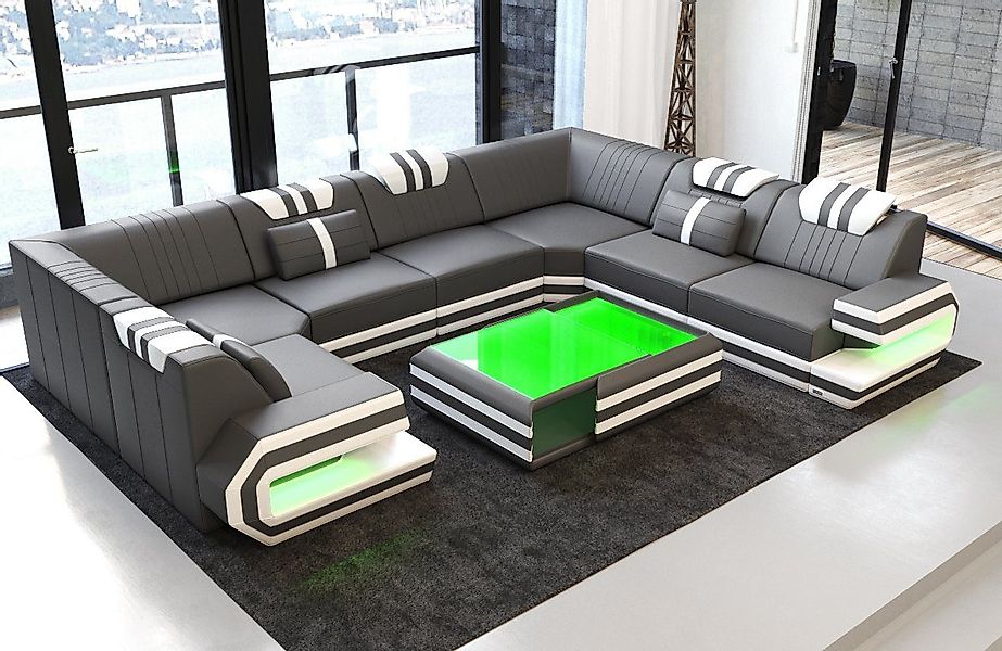 Sofa Dreams Wohnlandschaft Sofa Ledercouch Leder günstig online kaufen