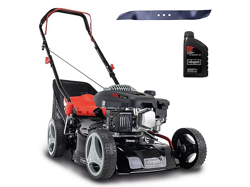 Scheppach Benzinrasenmäher RM420, 42 cm Schnittbreite, (Set), 131 cm³ 3,3PS günstig online kaufen