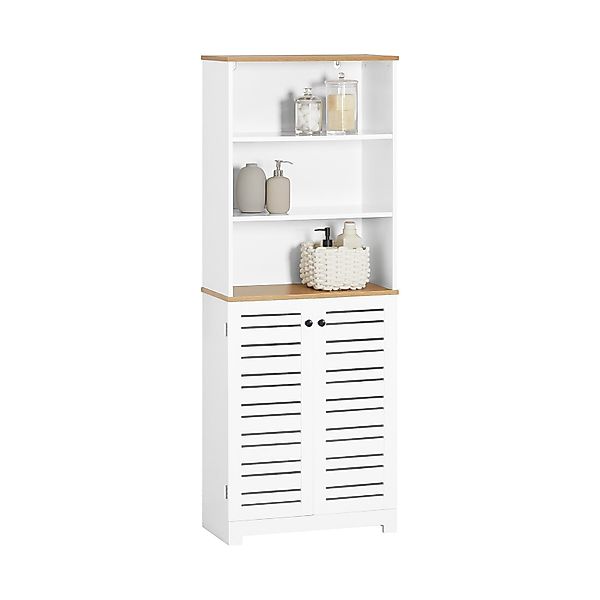 SoBuy Hochschrank BZR44 Badschrank Aufbewahrungsschrank mit günstig online kaufen
