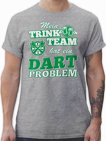 Shirtracer T-Shirt Mein Trink Team hat ein Dart Problem I Dart Geschenk Spo günstig online kaufen