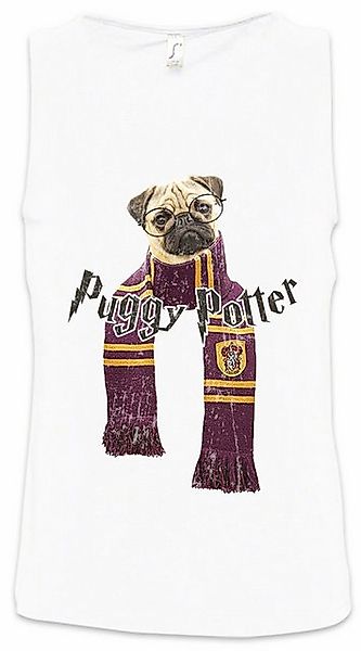 Urban Backwoods Tanktop Puggy Potter Ärmelloses T-Shirt Glasses Mops Möpse günstig online kaufen