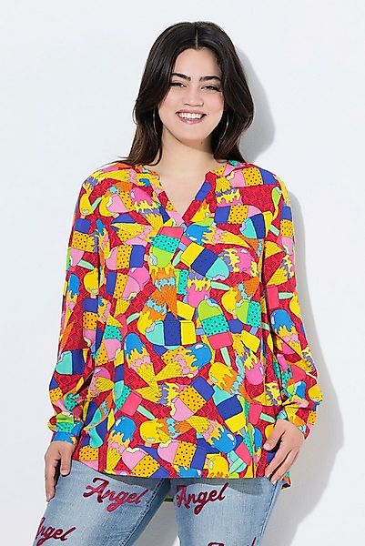 Angel of Style Tunika Tunika farbiges Eis-Muster Langarm günstig online kaufen