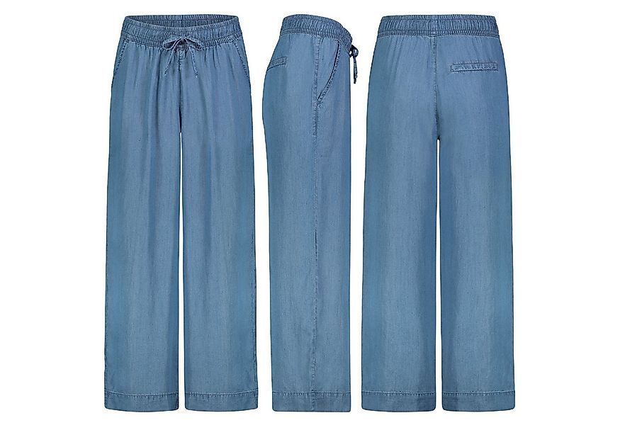 SUBLEVEL Chinos Damen Sommerliche Schlupfhose aus Denim mit weitem Bein Fre günstig online kaufen