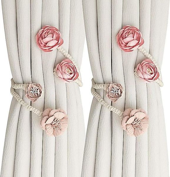 BYSURE Raffhalter, (2-tlg), Blumenvorhang-Raffhalter günstig online kaufen