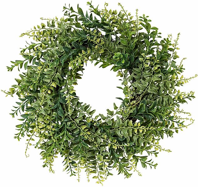 Creativ green Kunstkranz "Farn-Mix-Kranz", mit zahlreichen Farnzweigen günstig online kaufen