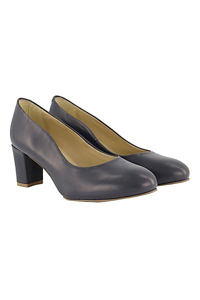Ulla Popken Leder-Pumps Wellenschnitt Weite H günstig online kaufen