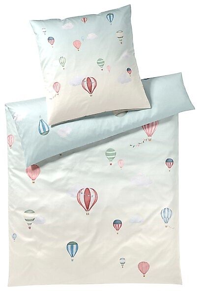 Elegante Bettwäsche »Balloon« 2 Stk. tlg. angenehmes Hautgefühl günstig online kaufen