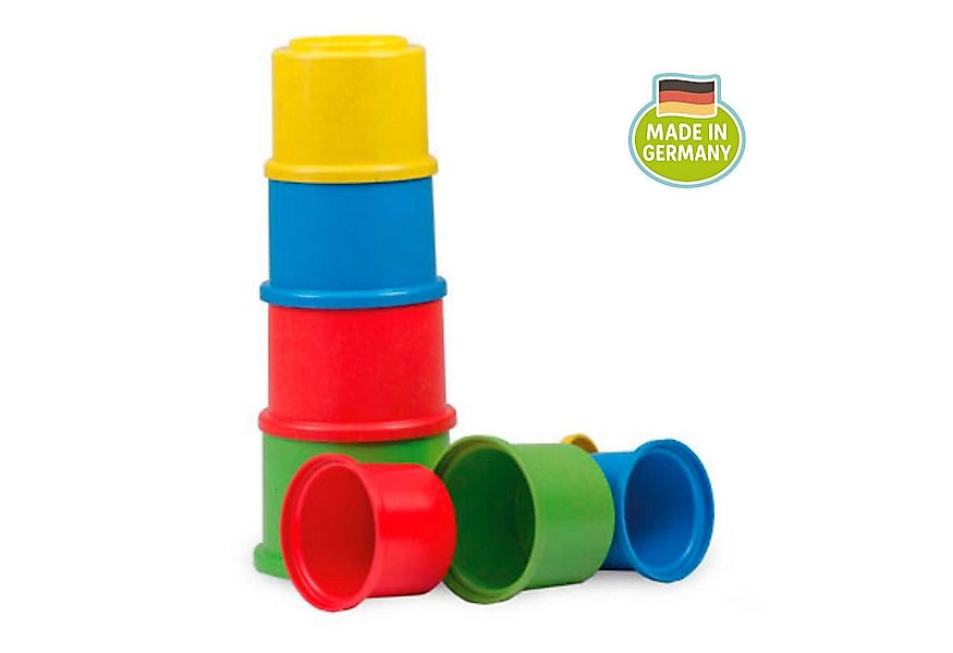 anbac Lernspielzeug Stapelbecher - Badespielzeug (Stapelturm Made in German günstig online kaufen