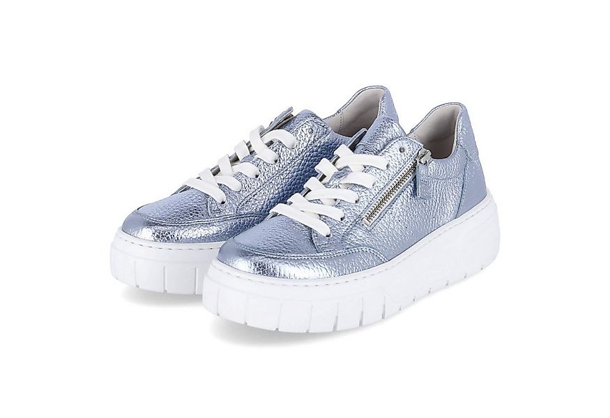 Gabor Gabor 63.220.66 Damen Glattleder blau Schnürschuh günstig online kaufen