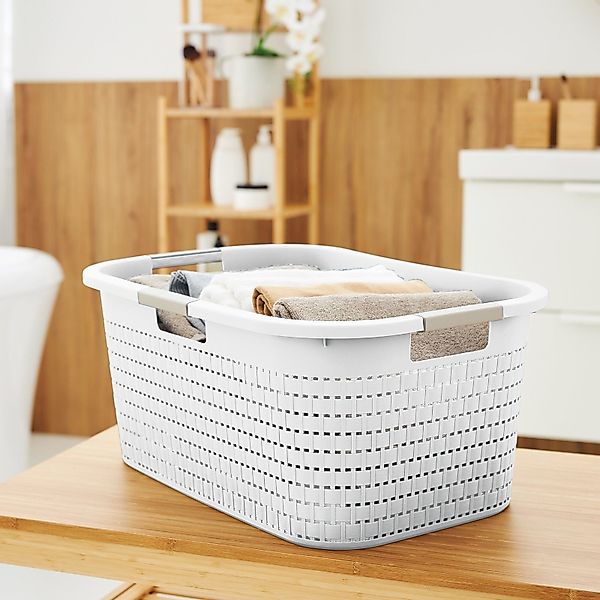 ROTHO Wäschekorb Wäschebox 40L COUNTRY, ergonomische günstig online kaufen