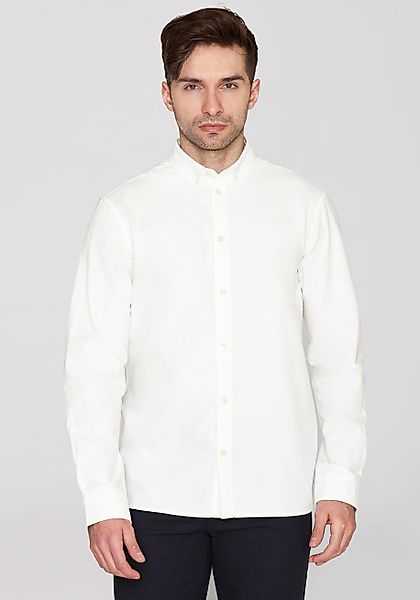 KnowledgeCotton Apparel Langarmhemd HARALD mit Button-Down-Kragen günstig online kaufen