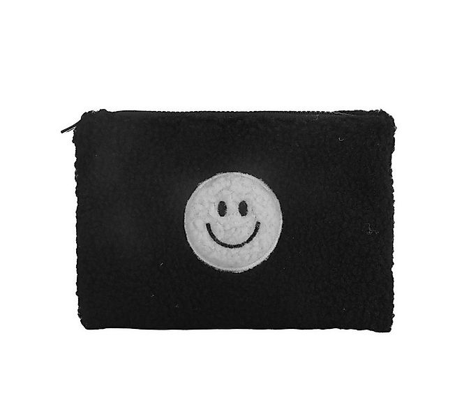 suebidou Kosmetiktasche Make Up Tasche mit Teddyfell und Smily Kulturtasche günstig online kaufen