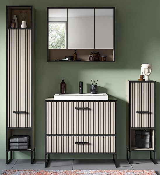 Inn.Furn Badmöbel-Set Scana, (Badezimmer in Sand günstig online kaufen
