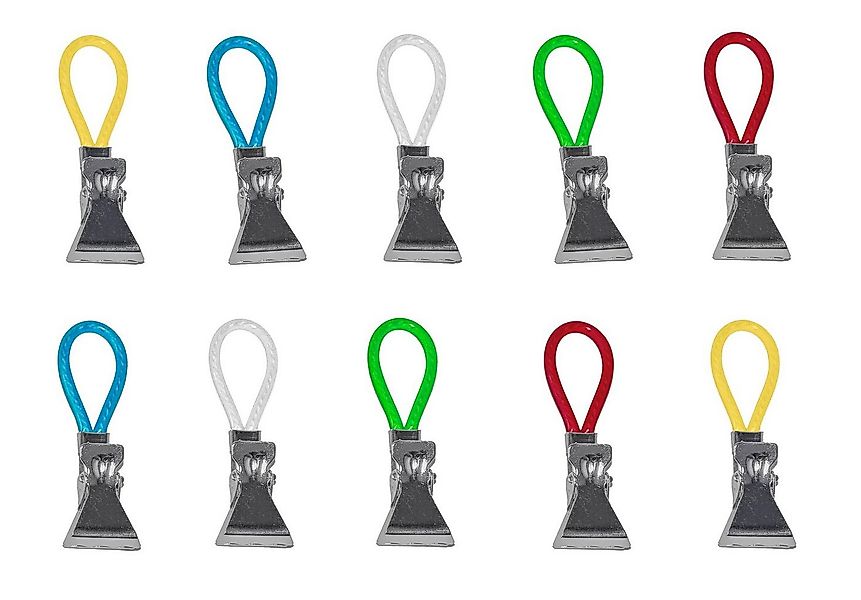 Reinex Handtuchklemme 10 HANDTUCHCLIPS mit Öse Clips Handtuchaufhänger Hand günstig online kaufen