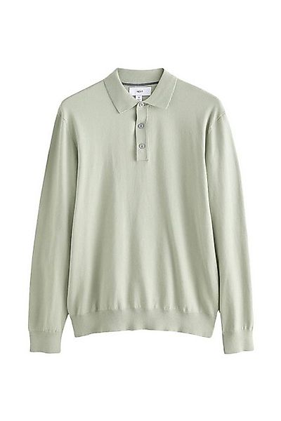 Next Langarm-Poloshirt Langärmeliges Regular Fit Poloshirt günstig online kaufen