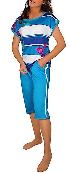 Consult-Tex Capri-Pyjama Damen Capri Pyjama Schlafanzug günstig online kaufen