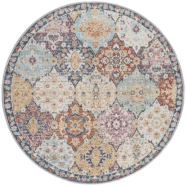 Floornovo Indoor & Outdoor Teppich Nr. 175 Rund Durchmesser 120 cm günstig online kaufen