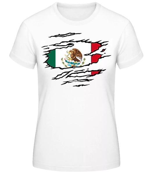 Ripped Flag Mexico · Frauen Basic T-Shirt günstig online kaufen