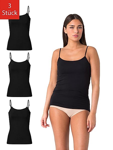 Elsie Unterhemd Damen Spaghetti Top (Packung, günstig online kaufen