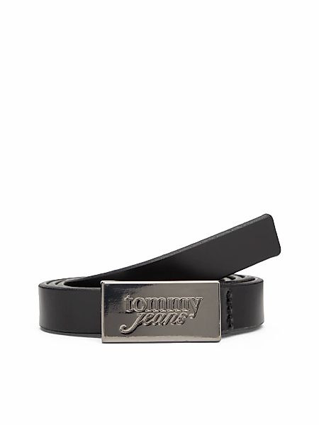 Tommy Jeans Ledergürtel "TJW SCRIPT PLAQUE" günstig online kaufen