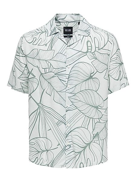ONLY & SONS Kurzarmhemd mit Resort günstig online kaufen
