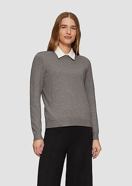 s.Oliver Stoffhose Strickhose mit Wide Leg günstig online kaufen
