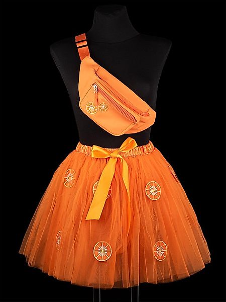Goldschmidt Kostüme Kostüm Kostüm Orangen Set Tutu Bauchtasche günstig online kaufen