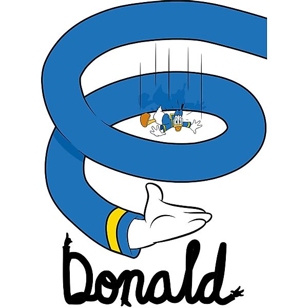 Komar Bild "Donald Duck Spiral", Disney, (1 St.), Wandbild zur Dekoration i günstig online kaufen