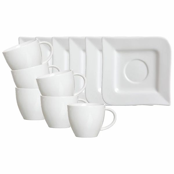 Ritzenhoff & Breker Tasse "Kaffeetassen mit Untertassen Melodie 190 ml 6er günstig online kaufen