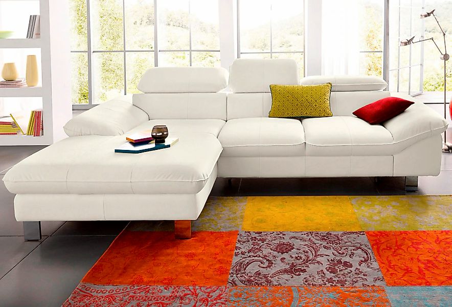 COTTA Ecksofa "Driver L-Form" mit Kopfteilverstellung, wahlweise mit Bettfu günstig online kaufen